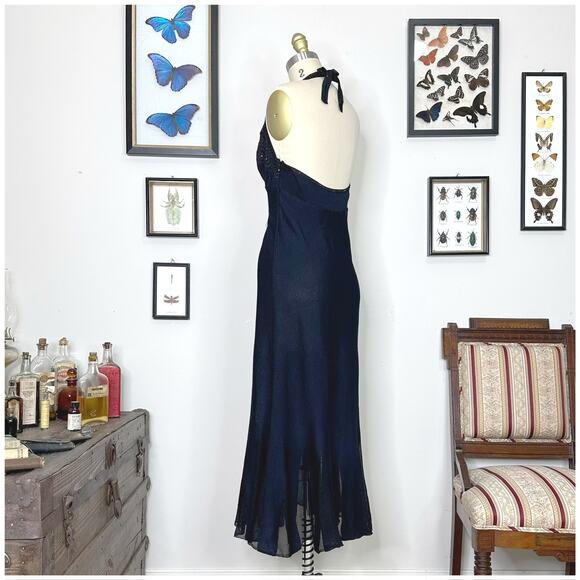 St. John. Evening Embellished Floral Knit Evening Dress Womens Size 6 NWT NEW - Picture 13 of 16